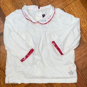 Sergent major Peter Pan collar shirt